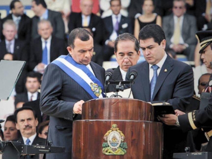 $!Porfirio Lobo Sosa y Juan Orlando Hernández, expresidentes nacionalistas, gobernaron Honduras durante 12 años, entre 2010 y 2022.