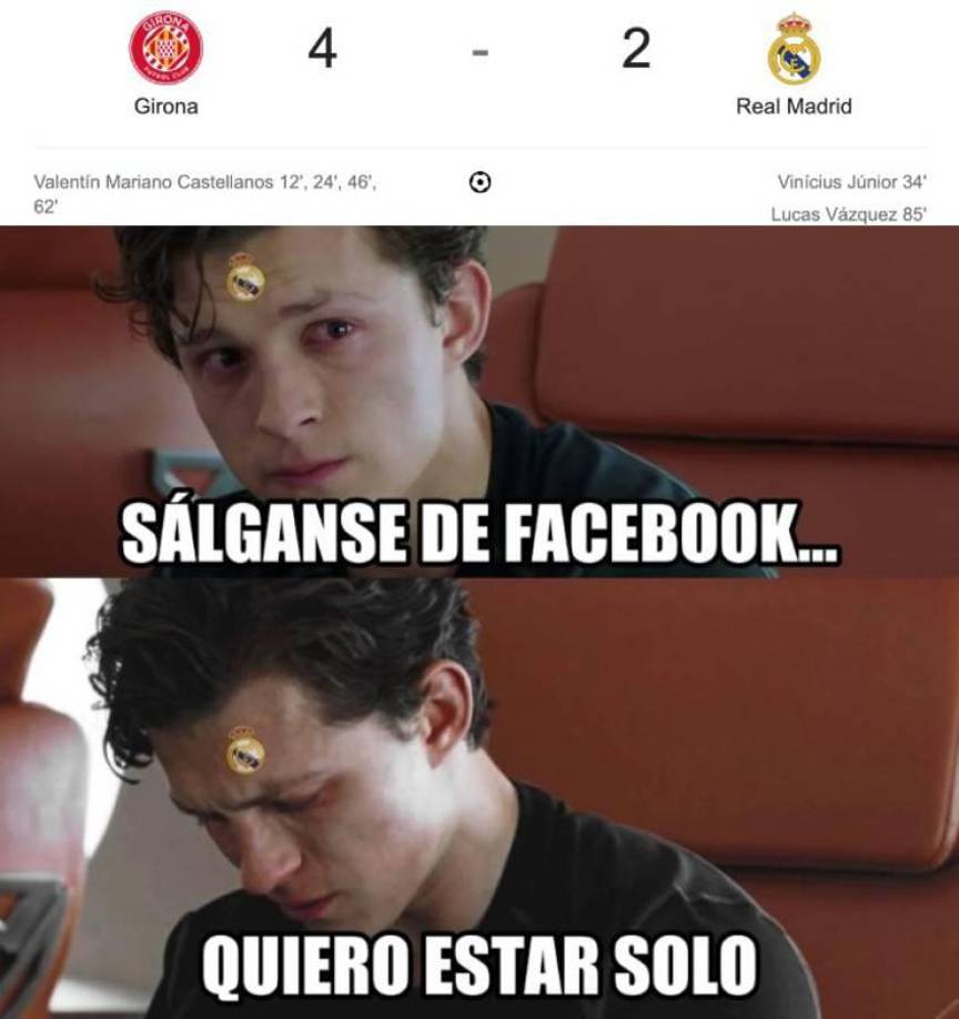 Memes hacen pedazos al Real Madrid tras ser humillados por el Girona