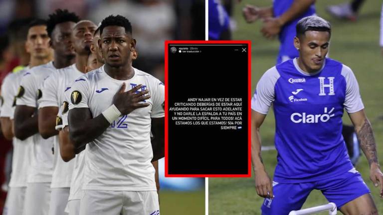 Romell Quioto arremetió contra Andy Najar por la Selección de Honduras.
