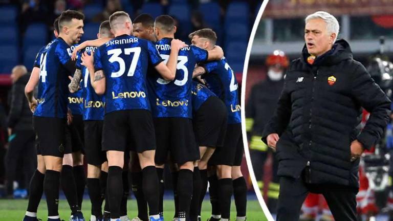 El Inter de Milán goleó de visita a la Roma de Mourinho en la Serie A.