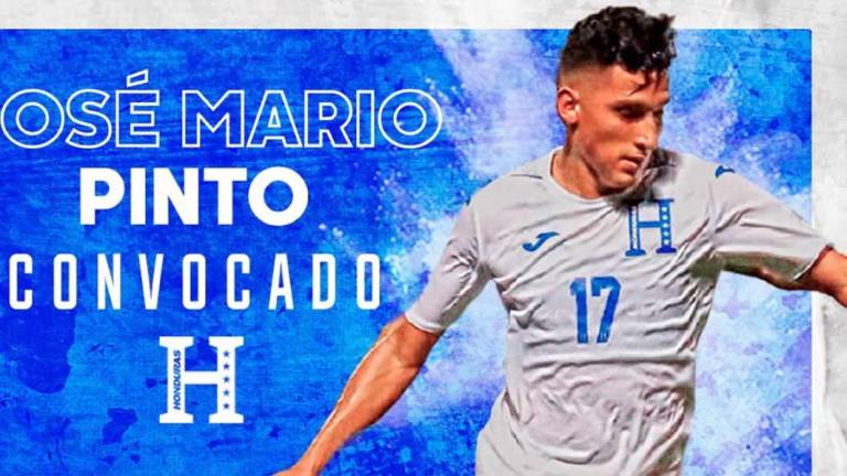 José Mario Pinto ha sido convocado a la Selección de Honduras para el amistoso frente a Colombia.