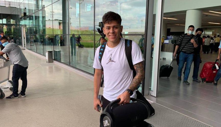 Argentino Fabricio Brener llegó a Honduras para sumarse al Motagua
