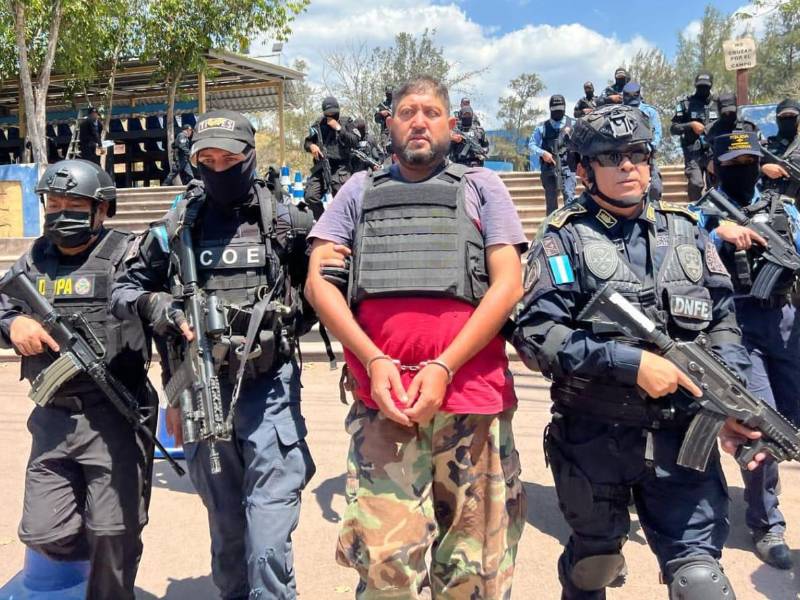 Víctor Viera Chirinos, presunto traficante de drogas capturado en Honduras.