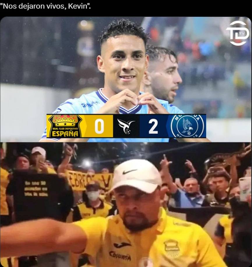 Memes: Real España es víctima de burlas por derrota contra Motagua en la semifinal de ida