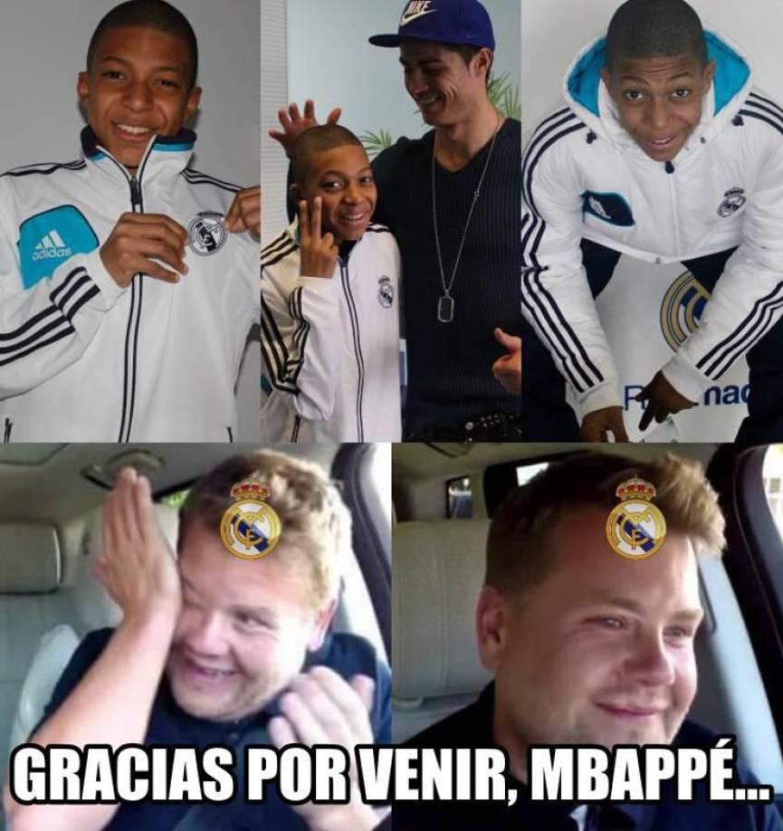 Barcelona lo sufre: Mbappé desata ola de memes por su fichaje al Real Madrid