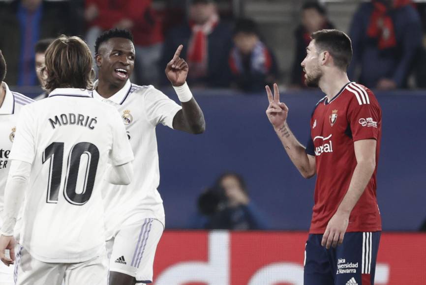 Vinicius Junior y Moi Gómez casi se van a las manos tras un fuerte cruce de palabras en el Osasuna vs Real Madrid