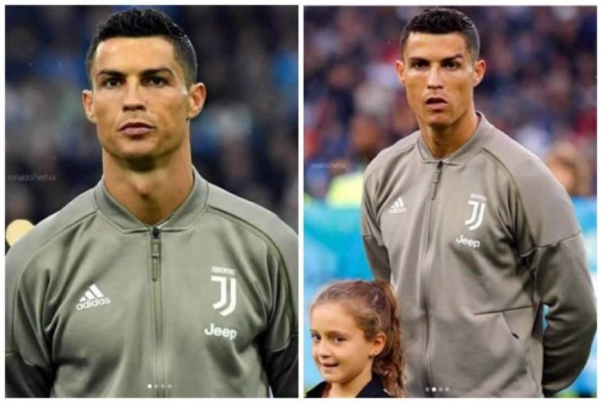 Cristiano Ronaldo saltó al campo del estadio Dacia Arena con gesto serio, tras una semana difícil que ha vivido por el escándalo de la presunta violación a una mujer estadounidense.