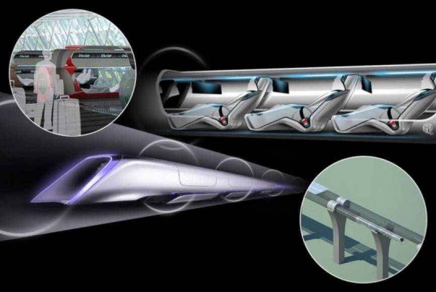 10. Hyperloop perfila el transporte del futuro.<br/>El concepto del Hyperloop nació en 2013 de la fértil imaginación del magnate estadounidense Elon Musk, pionero de los vehículos eléctricos Tesla y dueño de la aeroespacial SpaceX .