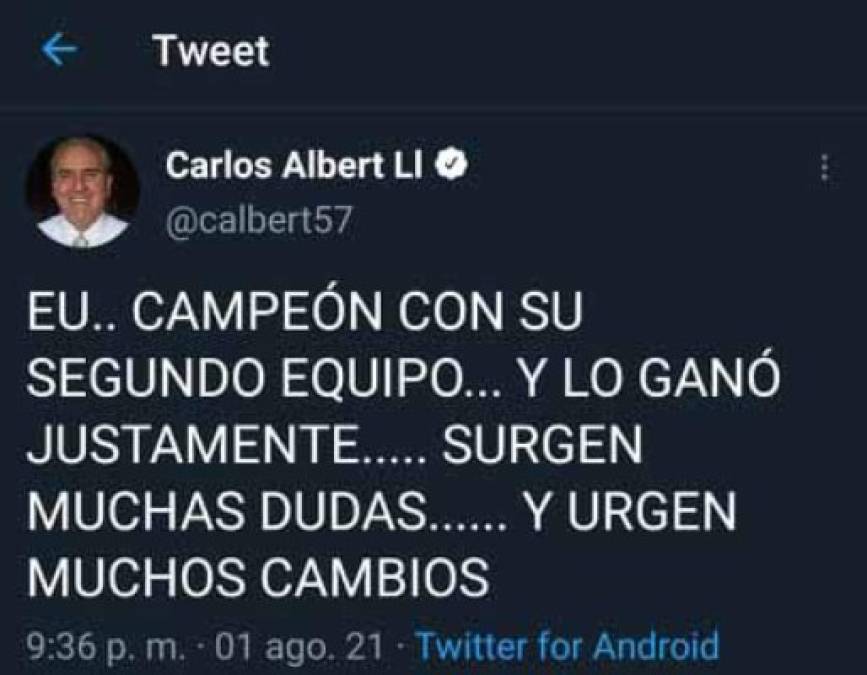 Carlos Albert: El periodista que insultó a Leverón al señalarlo de imbécil en esta ocasión no tuvo de otra que aceptar la derrota de su selección mexicana.