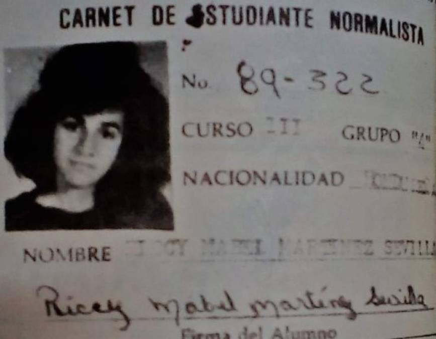 Al final, nunca se supo quién realmente mató a Riccy Mabel, la joven normalista que sufrió una violación colectiva. Se menciona en varios artículos de esa época que el presidente Carlos Reina se interesó en ser el primero en saber los resultados de la investigación, pero nunca fue revelada.