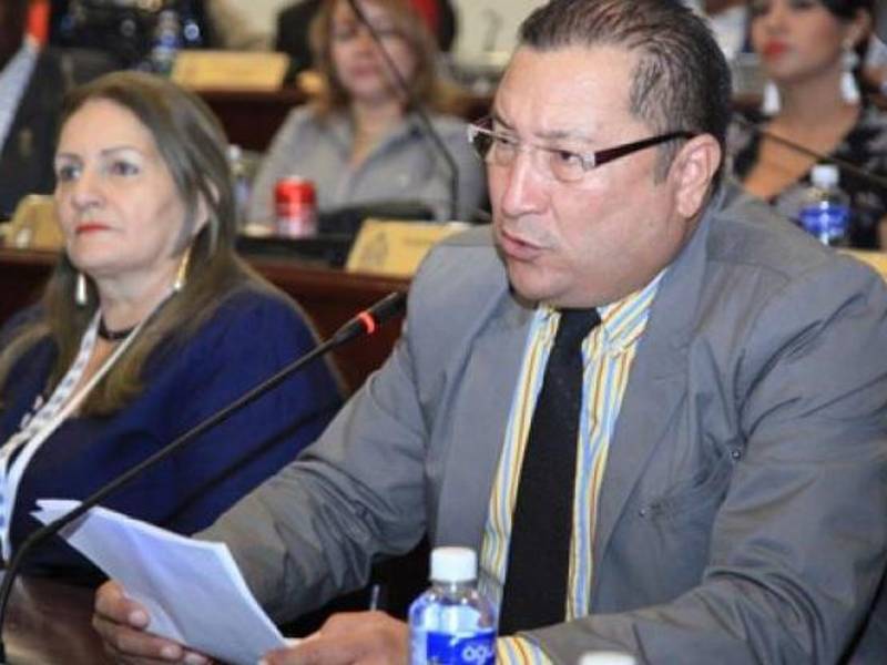 Juan Ramón Flores, diputado del Partido Libertad y Refundación (Libre) por el departamento de Comayagua.