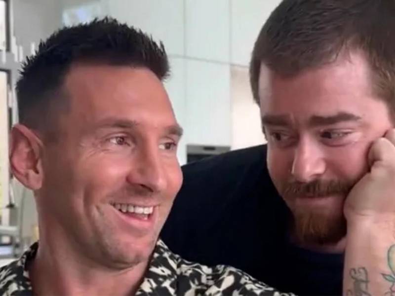 Messi recibió a Migue Granados en su casa en Miami para hablar sobre varios temas de su vida privada.