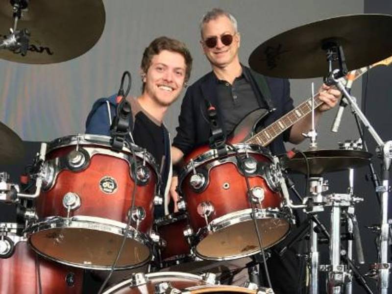 Gary Sinise en una imagen junto a su hijo McCanna Anthony Sinise.