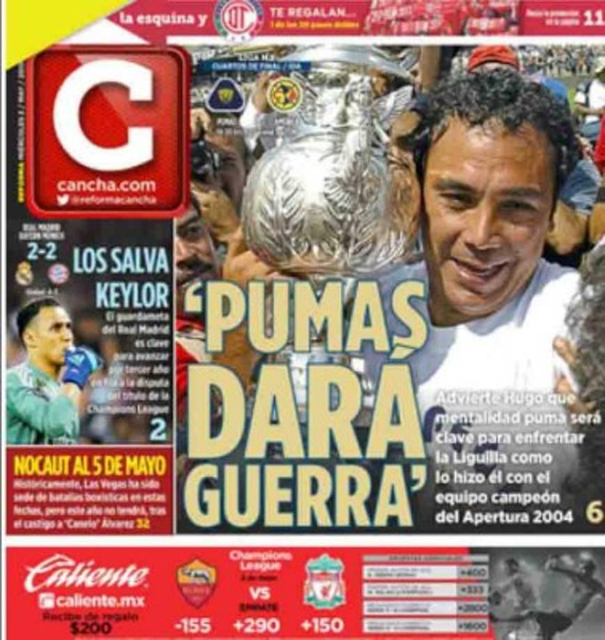 Así se han referido en México tras la clasificación a la final del Real Madrid. Además, se refieren a la liguilla de la Liga MX.