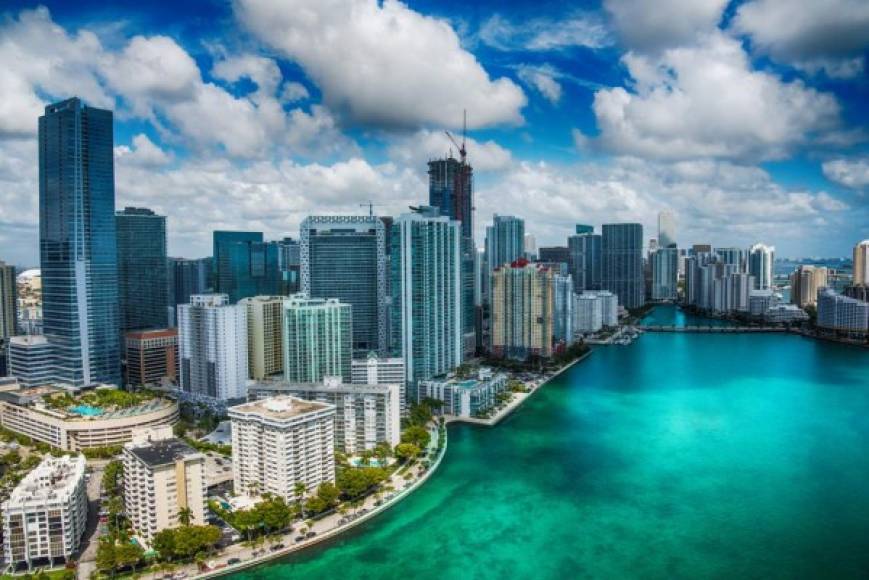 8. Otra ciudad con fuerte comunidad latina es Miami, Florida, y esta es la octava que registró más capturas; fueron arretados 2,462 indocumentados.