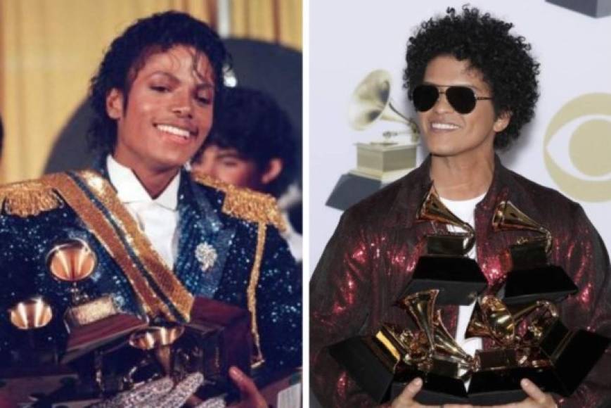 4. Talento. Además del gran parecido con Michael Jackson, Bruno Mars también tiene un don indiscutible para el canto, lo que hizo al primero una leyenda y posicionó al segundo entre los mejores artistas del globo terráqueo.