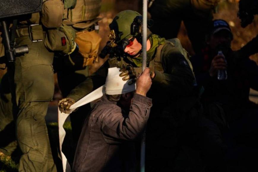 Según The New York Times 23 personas fueron arrestadas durante la jornada.