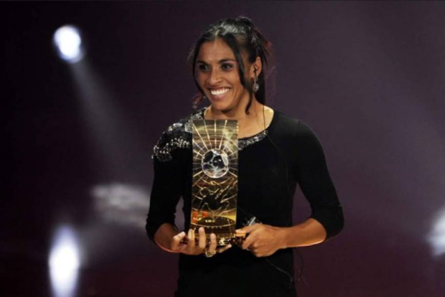 Marta fue elegida Mejor Jugadora de la FIFA en 2009.