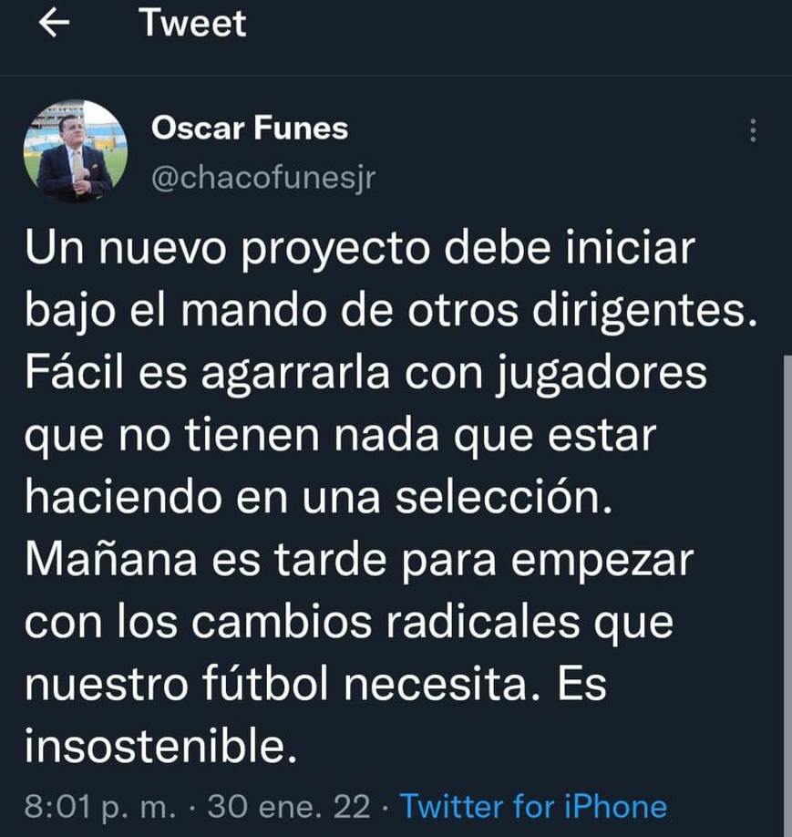 Óscar Fúnez: El periodista hondureño señaló que el nuevo proyecto rumbo al Mundial del 2026 debe de iniciar con otros dirigentes.