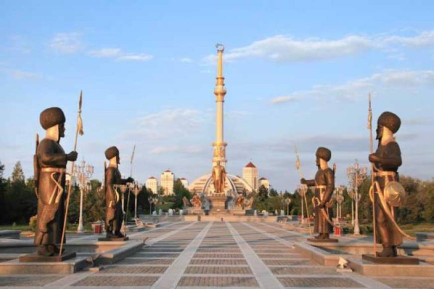 Turkmenistán​ es un país situado en Asia Central que no reporta casos de COVID-19.