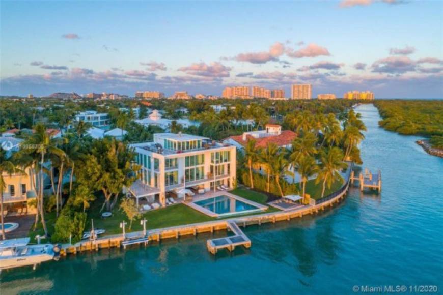 Lionel Messi decidió alquilar una espectacular casa que se ubica en el área de Key Biscayne en Miami.