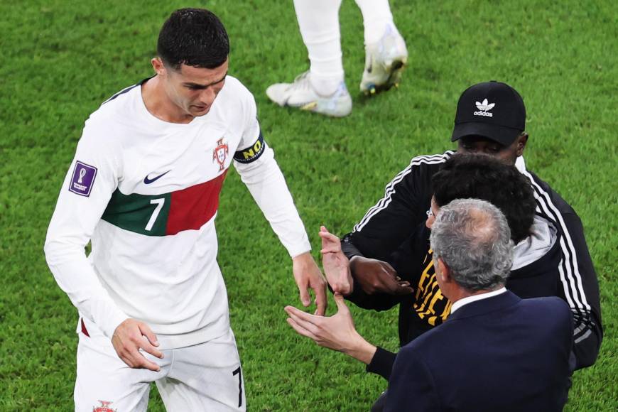 Portugal y Cristiano Ronaldo se despidieron del Mundial de Qatar tras caer 1-0 ante Marruecos por los cuartos de final. CR7 no pudo evitar el llanto tras el final del juego.