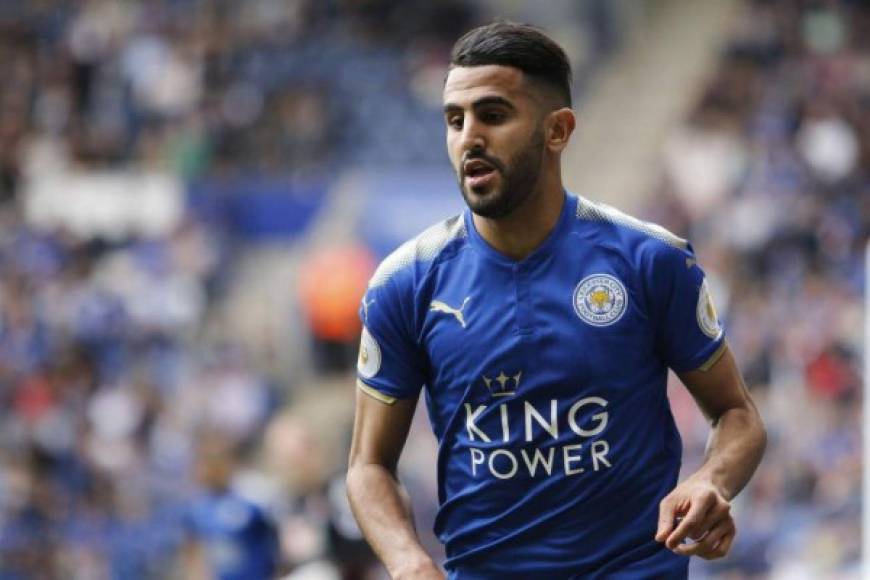 Mahrez: Según publican varios medios, el Leicester City considera que el precio del argelino es de 112 millones de euros.