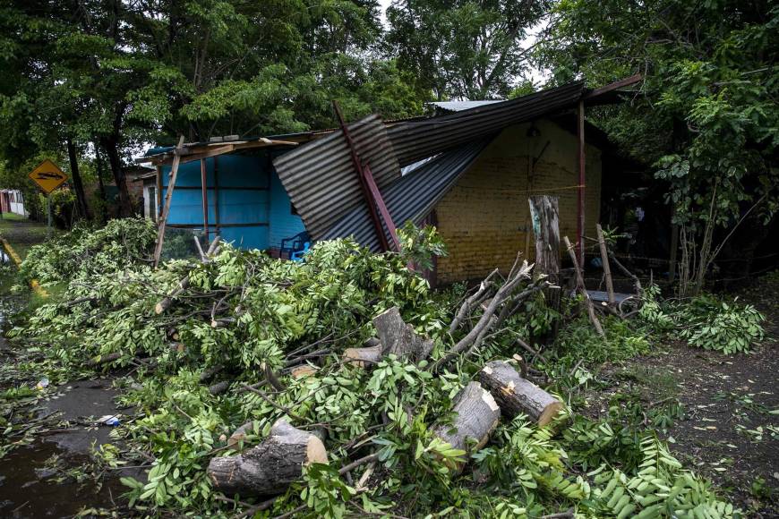 Las primeras imágenes de los daños tras el impacto de Bonnie en Nicaragua y El Salvador
