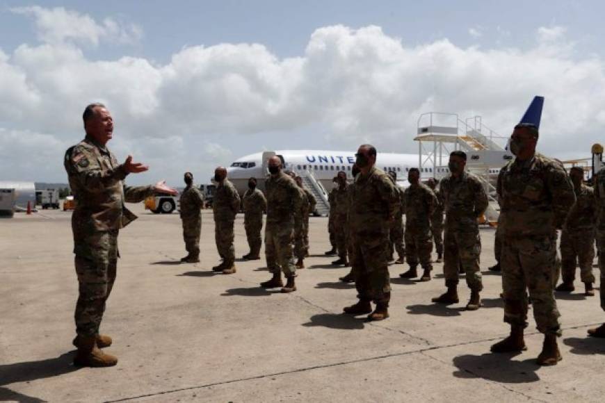 Los soldados de la Guardia Nacional estarán un año apoyando a Honduras en labores de seguridad. Llegarán a la base aérea Soto Cano (Palmerola).