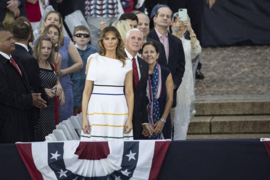 El look elegido por la primera dama de EEUU para el evento, ha figurado en todos los portales a nivel mundial.