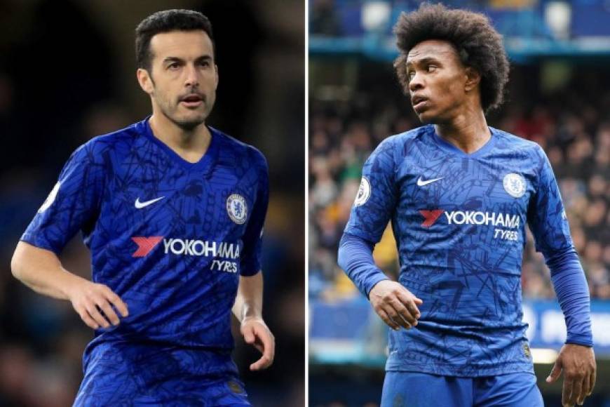 El Chelsea anunció que ha llegado a un acuerdo para que Pedro Rodríguez y Willian terminen la temporada con el club inglés. Ambos terminan contrato este 30 de junio, pero han firmado un contrato para un mes y seguirán en el club 'blue' hasta final de curso.