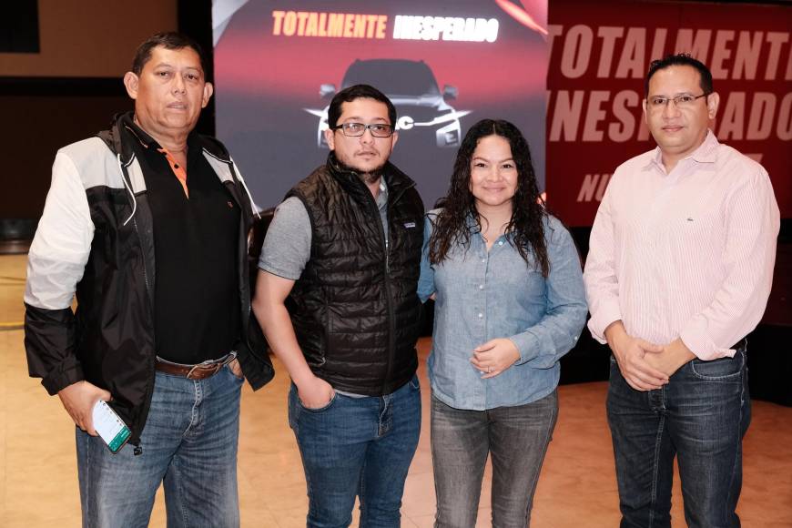 Óscar Moya, Óscar Moya Murcia, Fany Castellanos y Manuel Herrera