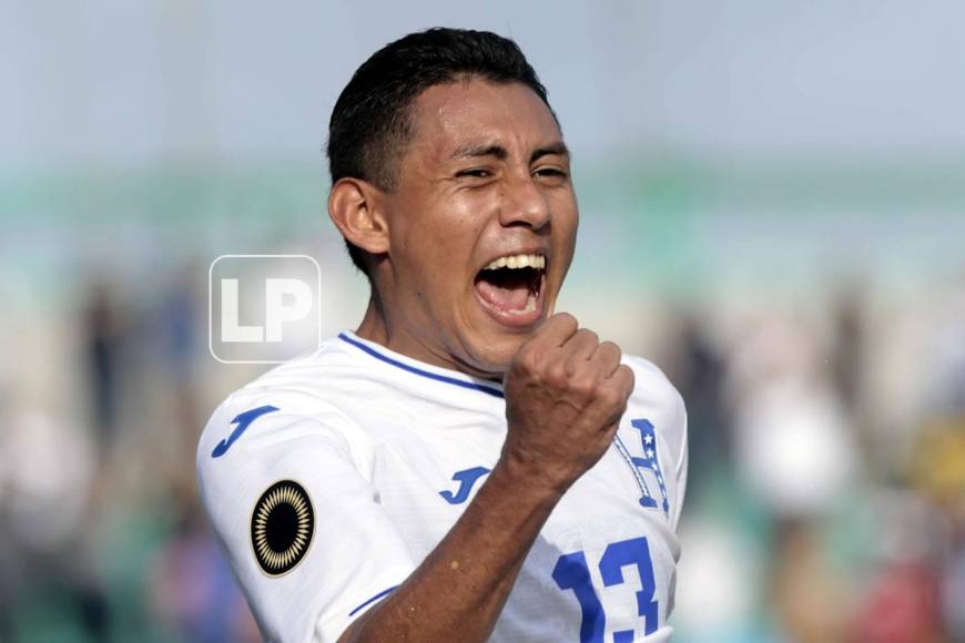 La felicidad de Jeyson Contreras tras su gol de penal frente a los ticos.