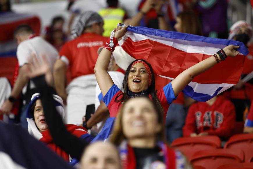 Las mujeres de Costa Rica montaron su verdadera fiesta.