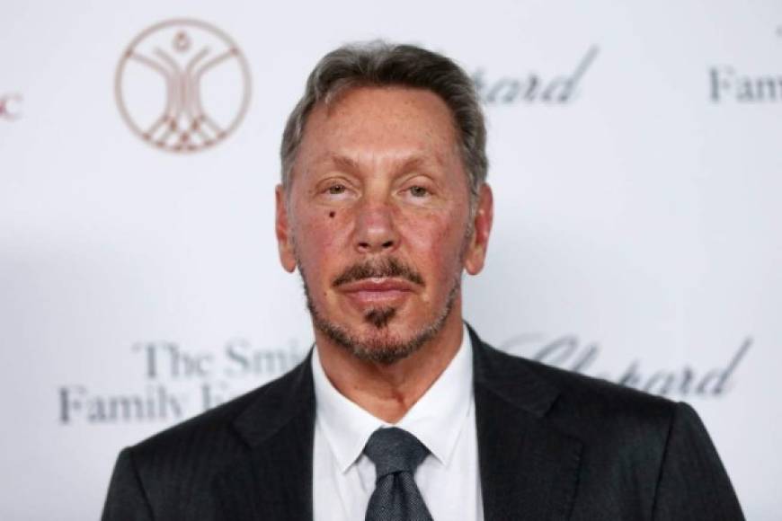 8 | Larry Ellison (Estados Unidos, 76 años de edad): informático teórico estadounidense fundador de la empresa Oracle, destinada a soluciones de software. Su fortuna está fijada, en 2021, en 103.1 billones de dólares.