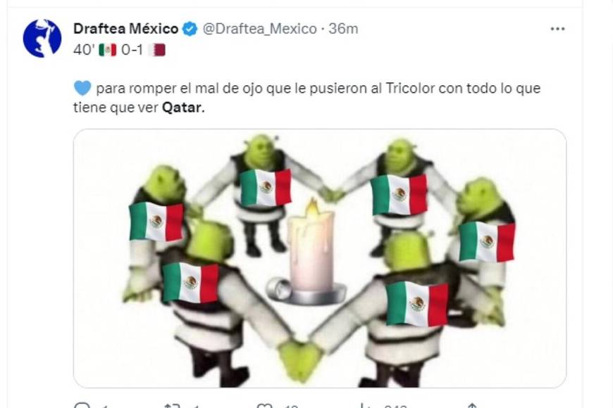 México es víctima de memes tras caer ante Qatar en la Copa Oro