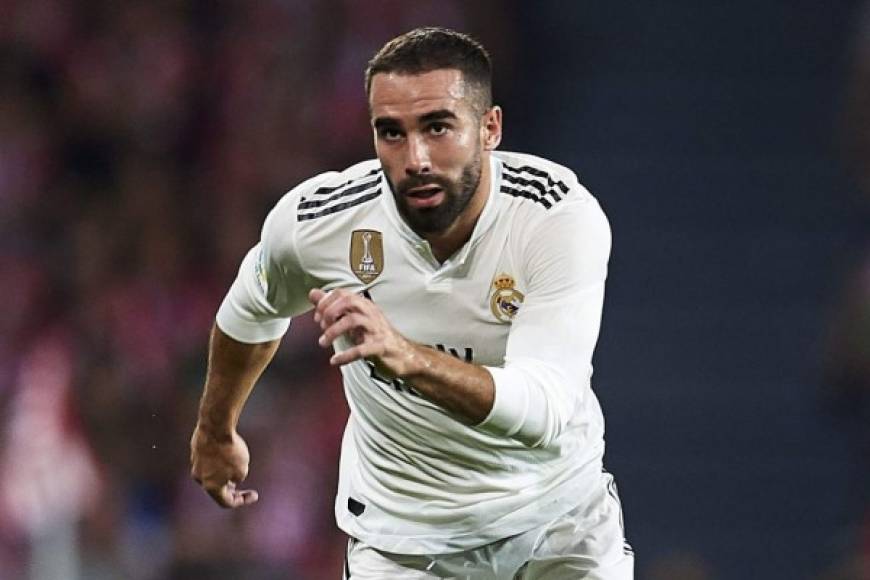 9. Dani Carvajal - Tiene un valor de mercado de 60 millones de euros.<br/>