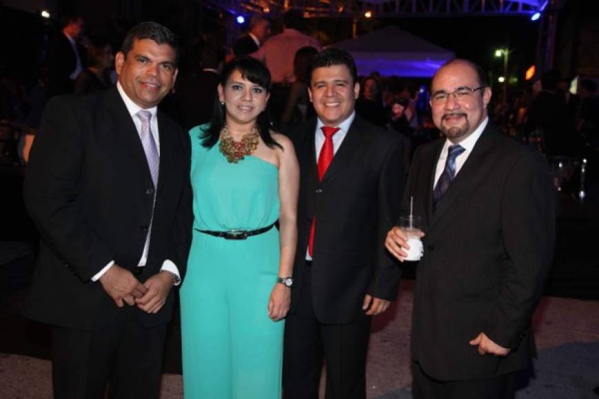Rolando Padilla, Ixel Rodríguez, Wesley Gonzales y Marcio Rivera
