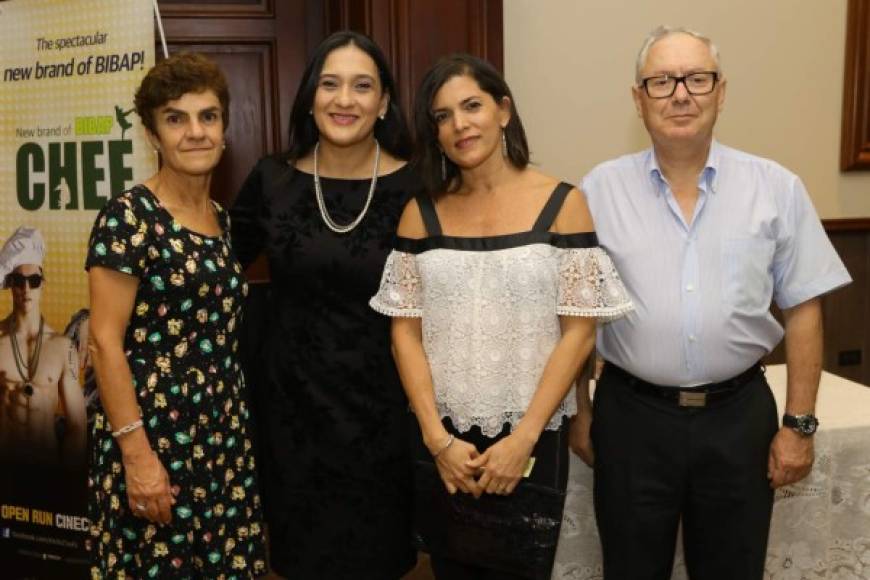 Lilian Naim, Lilia Umaña, Verónica Chicas y Federico Chabaud.
