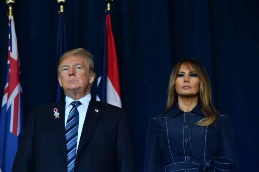 En Pensilvania, el presidente Donald Trump y la primera dama, Melania, conmemoraron los ataques honrando a los héroes del vuelo 93.