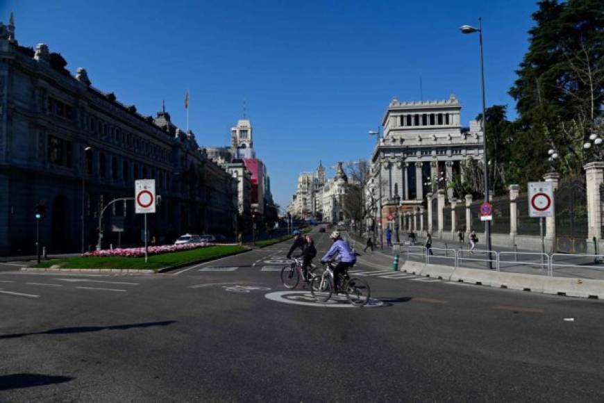 Madrid, ciudad fantasma tras medidas drásticas contra el avance del coronavirus