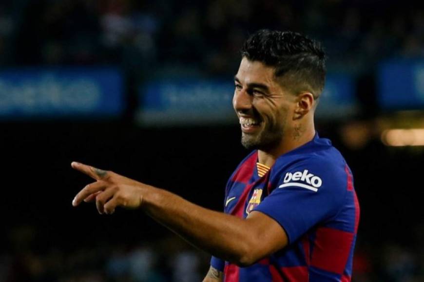 Luis Suárez tuvo un regreso soñado ya que se destapó con un doblete. El primero del uruguayo ante Valencia llegó al minuto 82.