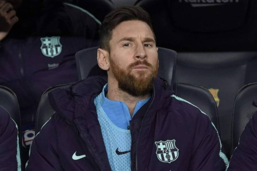 Messi no podía creer la anotación del Real Madrid ante Barcelona. Al argentino se le vio angustiado.