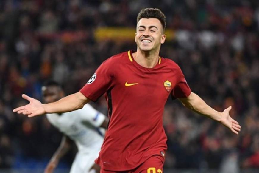 Según El Corriere dello Sport, el delantero italiano Stephan El Shaarawy podría abandonar la Roma rumbo a China como consecuencia del fichaje de Justin Kluivert. Foto AFP