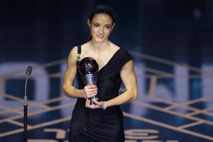 La española Aitana Bonmatí fue elegida como con el premio The Best 2023 a la Mejor Jugadora del Año.