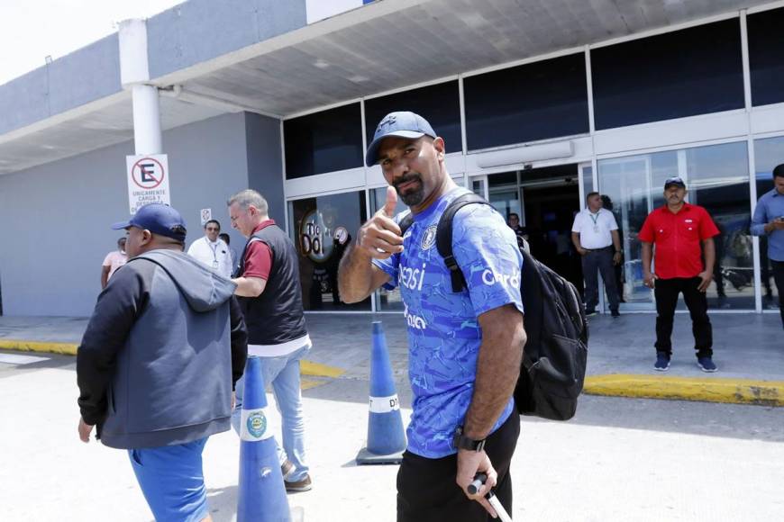 El entrenador del Motagua llegó muy feliz por llevar al equipo a cuartos de final de la Concachampions.