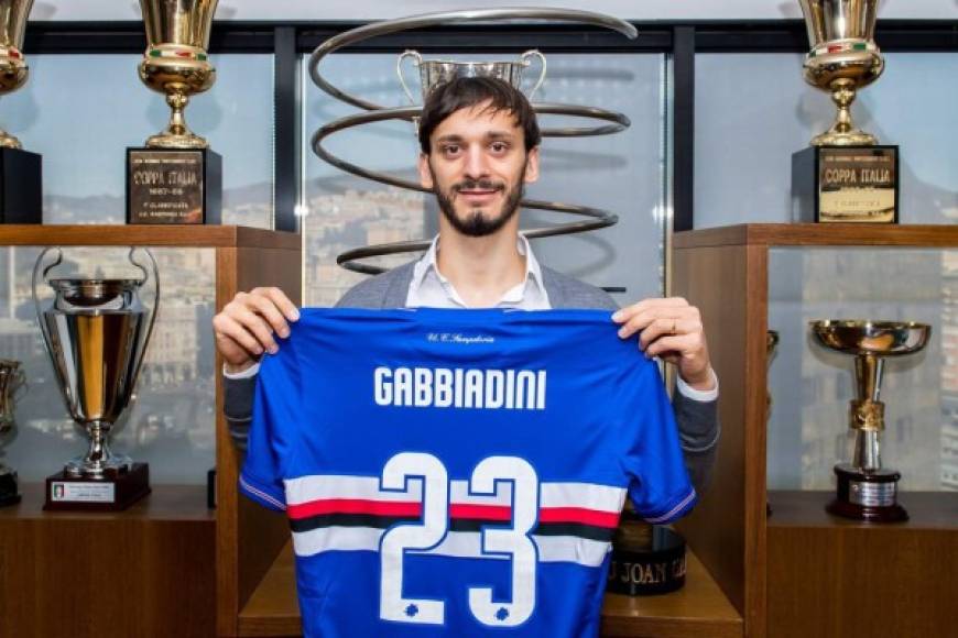 La Sampdoria ha fichado al delantero italiano Manolo Gabbiadini. Firma hasta junio de 2023.