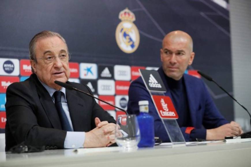 Florentino Pérez sigue en busca del entrenador que reemplazará a Zidane en el Real Madrid.