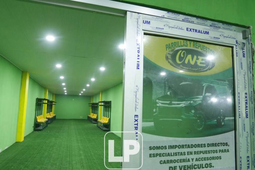 Diario La Prensa tuvo acceso exclusivo a los camerinos del estadio Parrillas One.