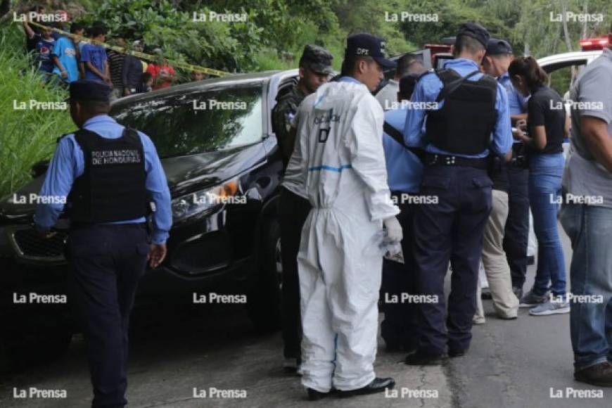 Hasta el momento la Policía no ha reportado personas capturadas por este hecho que ocurrió en el kilómetro 6 en El Hatillo, Tegucigalpa.